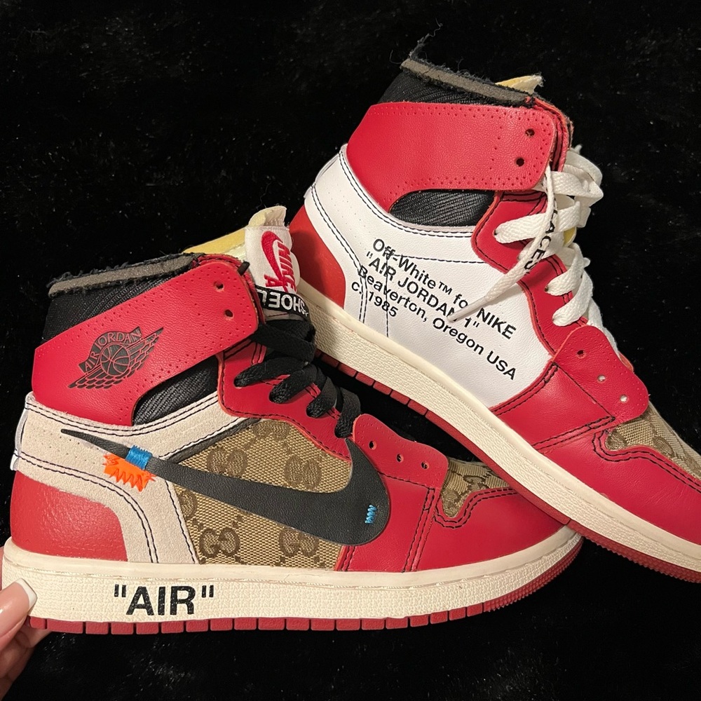 Custom Aj1 Off x Gucci custom
